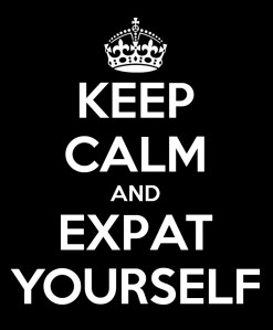 word press photo keep calm and expat black